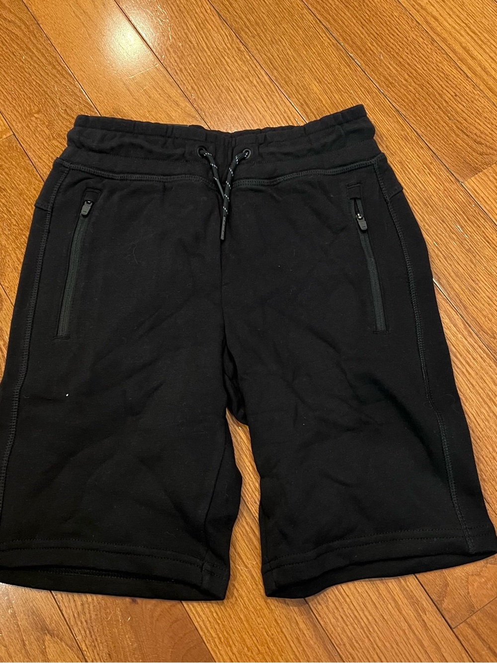 NWT Member's Mark Boys Black Active Knit Jogger Shorts Size 8